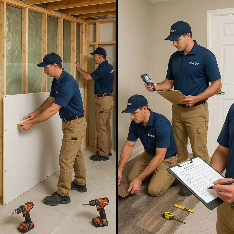 Repairs and Reconstruction process in Castleton-on-Hudson, NY